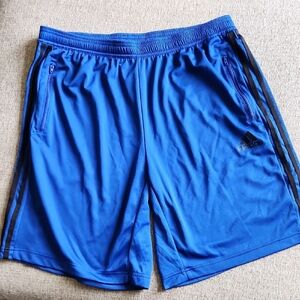 Adidas Men's Blue Athletic Shorts Size Xl Primeblue Aeroready